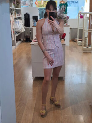 Conjunto de Falda y Chaleco Orfeo