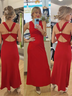 Vestido de fiesta rojo