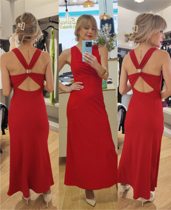 Vestido de fiesta rojo