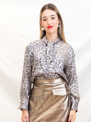 Blusa estampada animal print “Orfeo París”