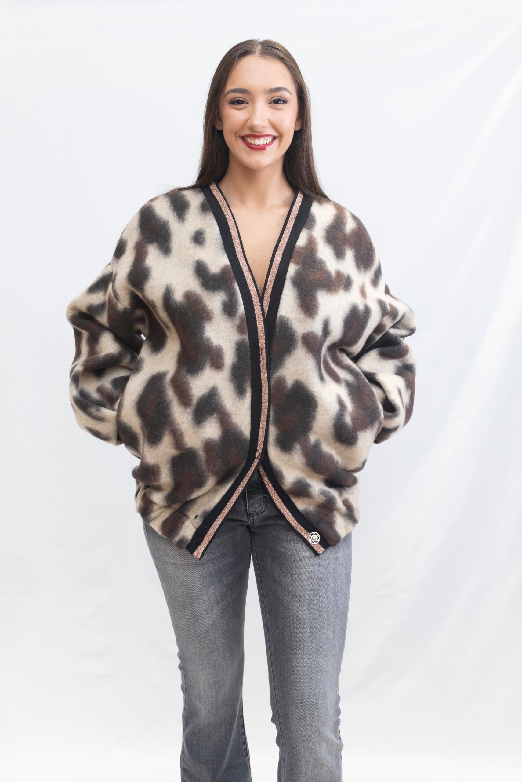 Chaqueta “Cow Print” D´l Giulia Mastini - Imagen 2