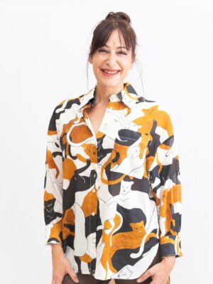 Blusa estampada "Flint-Cheetah"