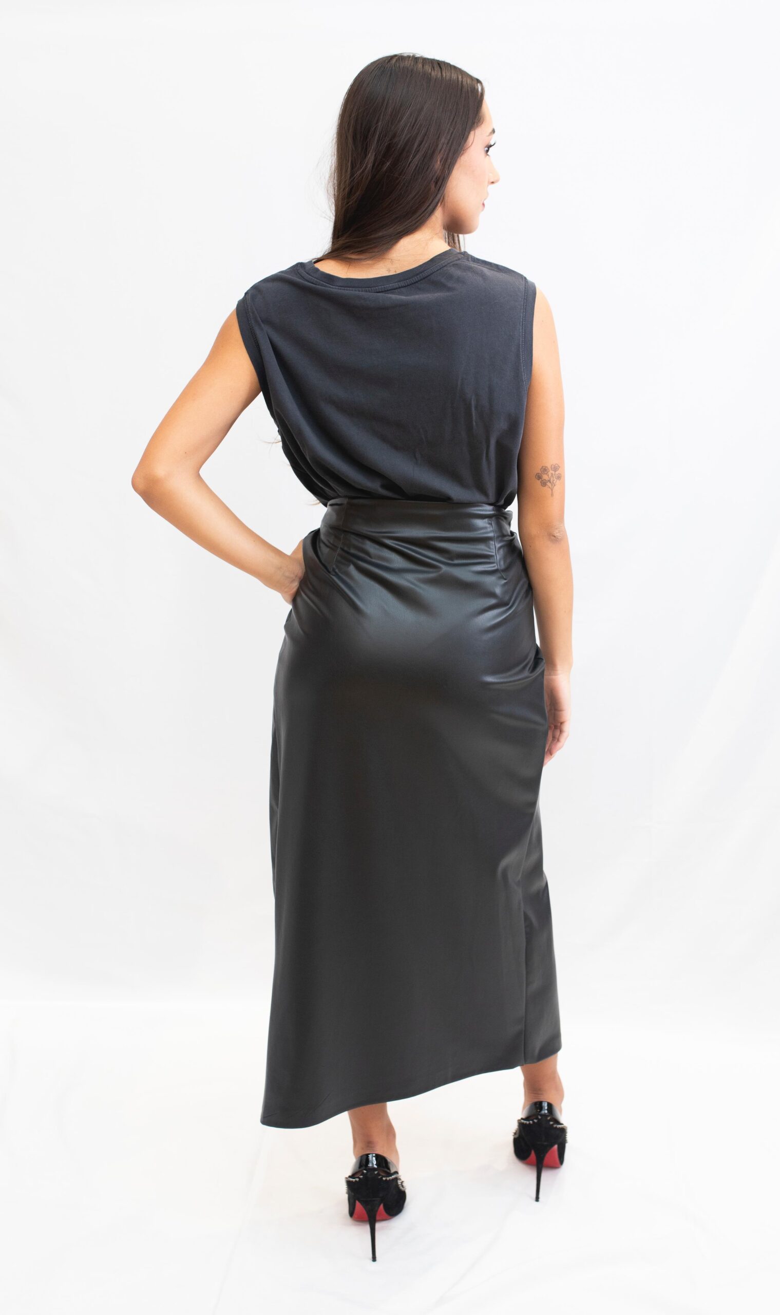 Falda “Leather Knot” – D’l Giulia Mastini - Imagen 2